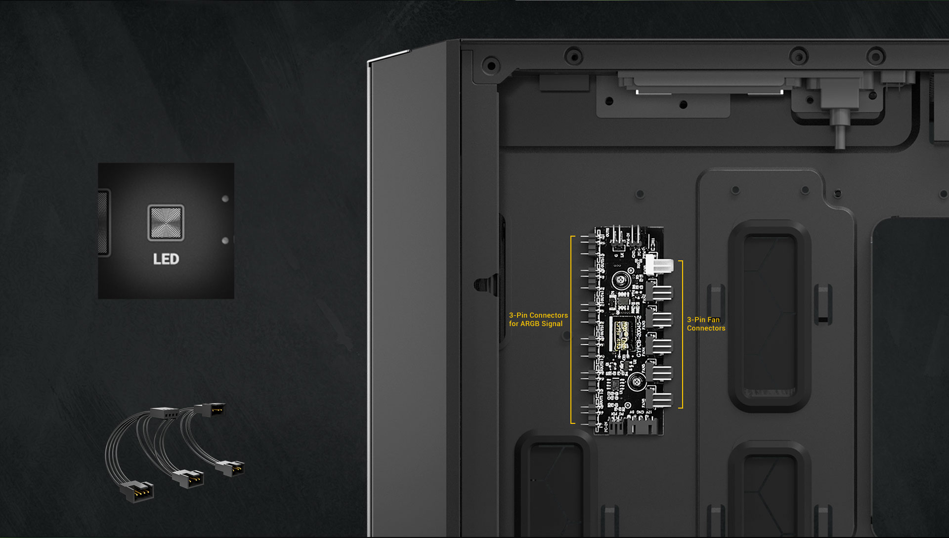 P20C ARGB Mid-Tower E-ATX Gaming Case